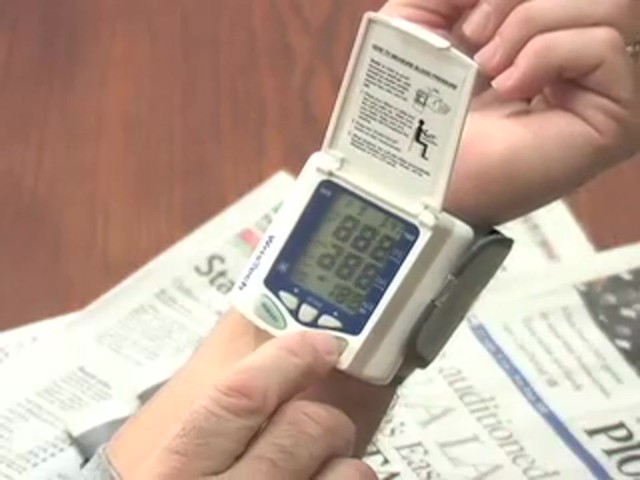 WrisTech&#153; Blood Pressure Monitor - image 3 from the video