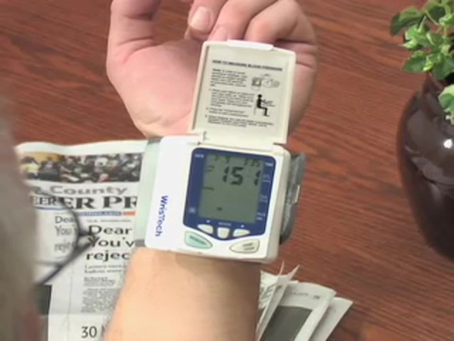 WrisTech&#153; Blood Pressure Monitor - image 9 from the video