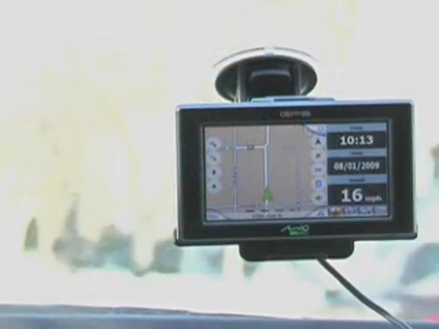 Mio&reg; DigiWalker&#153; GPS Navigation System with 2MP Camera - image 1 from the video