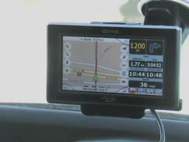 Mio&reg; DigiWalker&#153; GPS Navigation System with 2MP Camera - image 4 from the video
