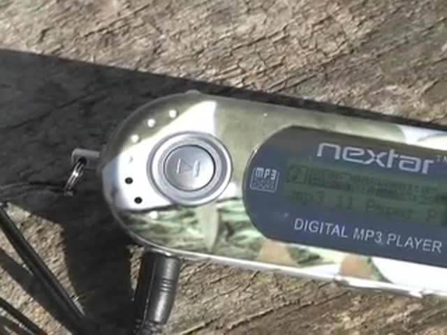 Nextar&reg; 1GB MP3 Player Camo - image 10 from the video