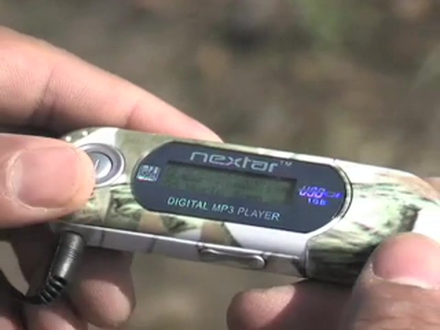 Nextar&reg; 1GB MP3 Player Camo - image 9 from the video