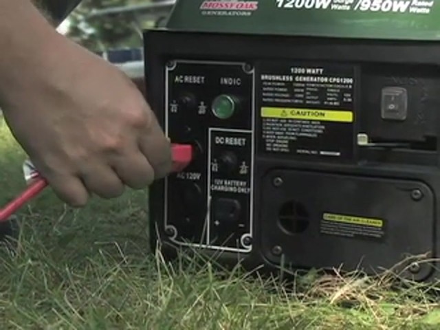Mossy Oak® 1,200 - watt Generator - image 3 from the video