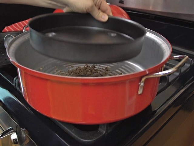 Buffalo Tools Kettle-style Stove-top Smoker - image 5 from the video
