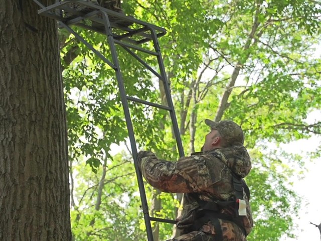 Guide Gear® Deluxe 16' 2-man Ladder Tree Stand - image 5 from the video