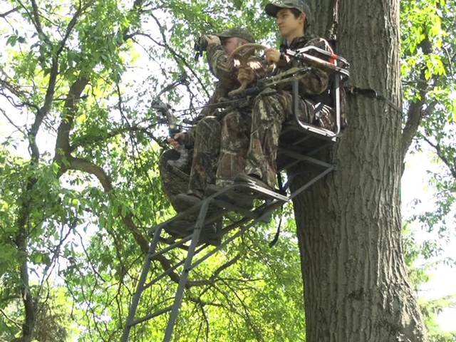 Guide Gear® Deluxe 16' 2-man Ladder Tree Stand - image 8 from the video