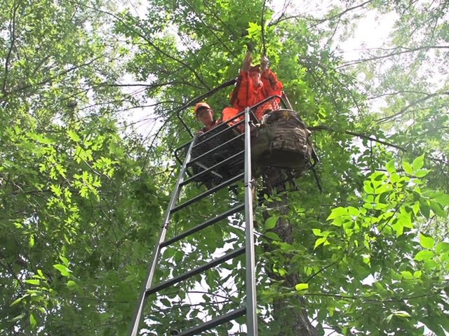 Guide Gear® 17.5' Deluxe 2-man Ladder Tree Stand - image 6 from the video