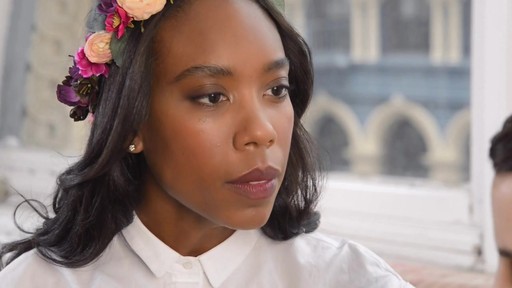 Romantic Rosy Bridal Look 2014 - image 6 from the video