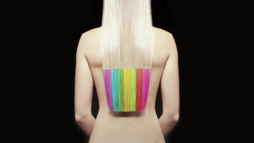 Hair Color Chalk Tutorial - image 10 from the video