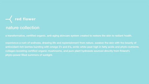 red flower nature collection: essential omega fresh berry-oil serum - image 9 from the video