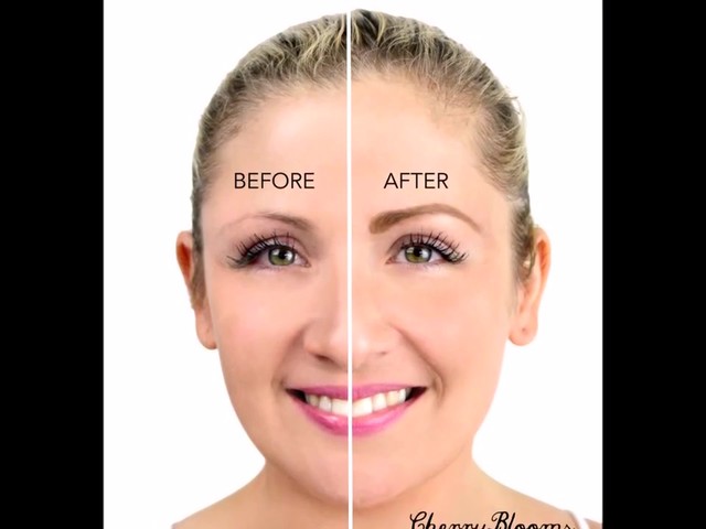 Cherry Blooms Instant Fiber Brows Application for Blonde Hair - image 10 from the video