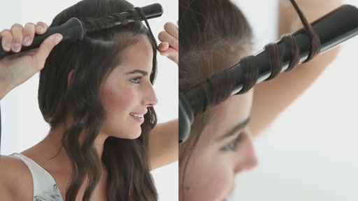amika: small to big curls with 13-25mm tourmaline curler - image 7 from the video