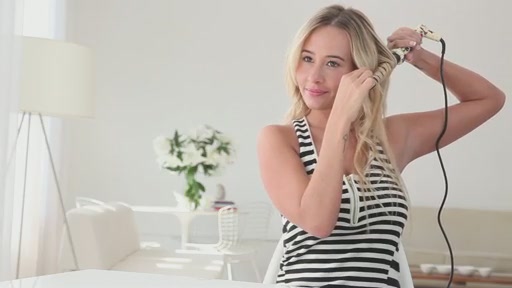 amika: big to small curls with 25-18mm tourmaline curler - image 4 from the video