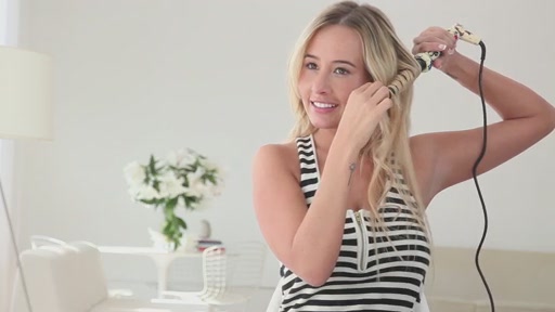 amika: big to small curls with 25-18mm tourmaline curler - image 8 from the video