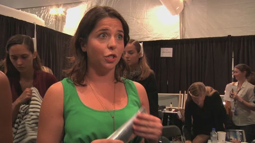 Hair, Makeup & Nails Backstage at Lela Rose (Spring 2012) - image 3 from the video