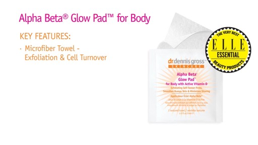Dr. Dennis Gross Alpha Beta Glow Pad for Body with Active Vitamin D - image 2 from the video