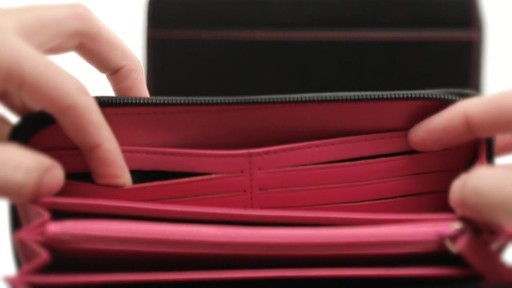  Royce Leather Ladies' Fan Wallet  - image 5 from the video