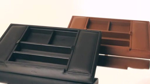 Royce Leather Men's Leather Valet Tray - image 2 from the video