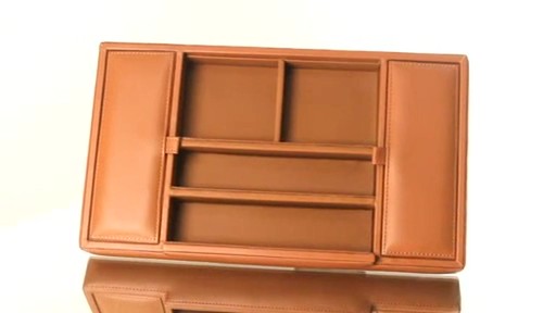 Royce Leather Men's Leather Valet Tray - image 3 from the video