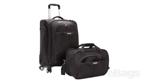 Samsonite Elite Spinner & Laptop Boarding Bag Set EXCLUSIVE - eBags.com - image 1 from the video