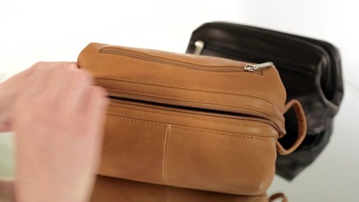  Royce Leather Colombian Leather Toiletry Bag   - image 5 from the video