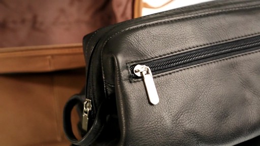  Royce Leather Colombian Leather Toiletry Bag   - image 6 from the video