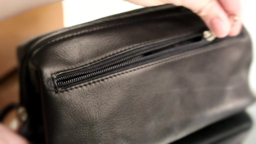  Royce Leather Colombian Leather Toiletry Bag   - image 7 from the video