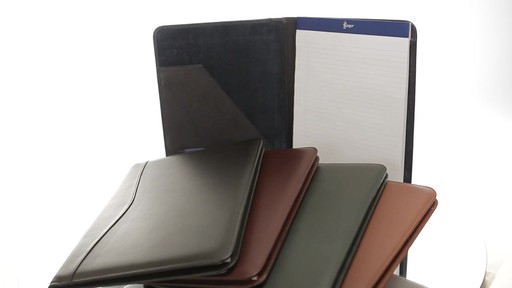  Royce Leather Deluxe Writing Padfolio - image 10 from the video