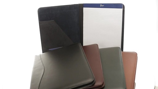  Royce Leather Deluxe Writing Padfolio - image 7 from the video