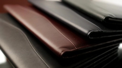  Royce Leather Deluxe Writing Padfolio - image 8 from the video