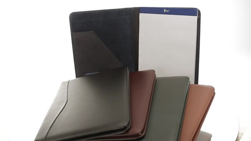  Royce Leather Deluxe Writing Padfolio - image 9 from the video