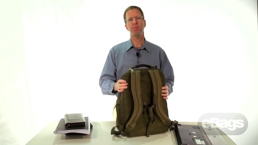 Large Capacity Laptop Backpack. eTech 2.0 Macroloader Laptop Backpack. - image 10 from the video