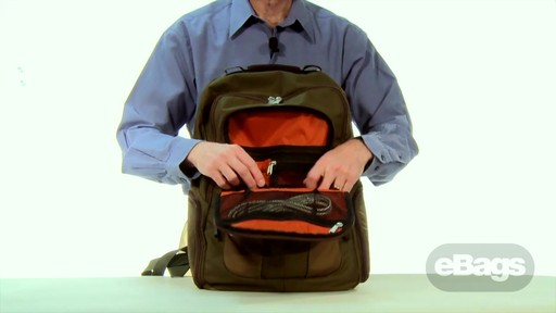 Large Capacity Laptop Backpack. eTech 2.0 Macroloader Laptop Backpack. - image 3 from the video