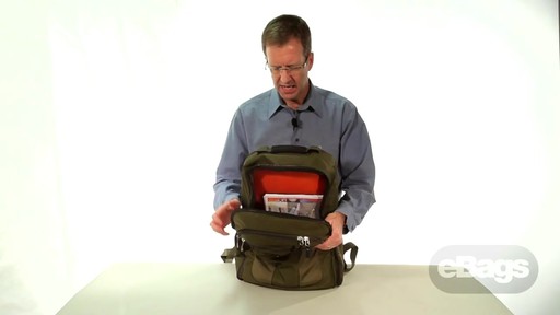 Large Capacity Laptop Backpack. eTech 2.0 Macroloader Laptop Backpack. - image 5 from the video