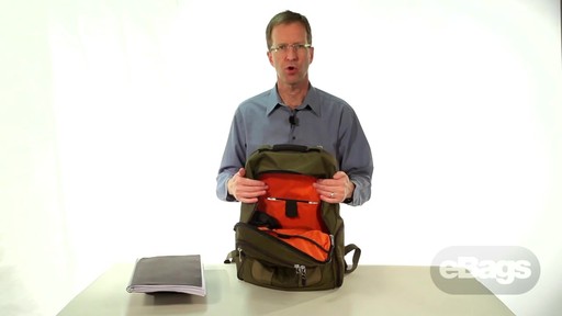 Large Capacity Laptop Backpack. eTech 2.0 Macroloader Laptop Backpack. - image 6 from the video