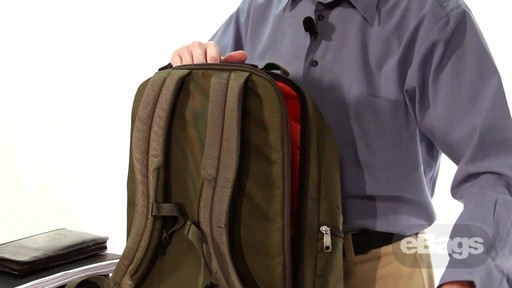 Large Capacity Laptop Backpack. eTech 2.0 Macroloader Laptop Backpack. - image 8 from the video