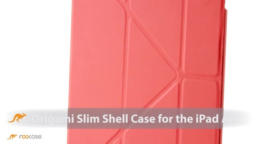 rooCASE iPad Air Origami SlimShell Folio Case - image 2 from the video