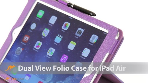 rooCASE iPad Air: Dual-View Folio - image 1 from the video