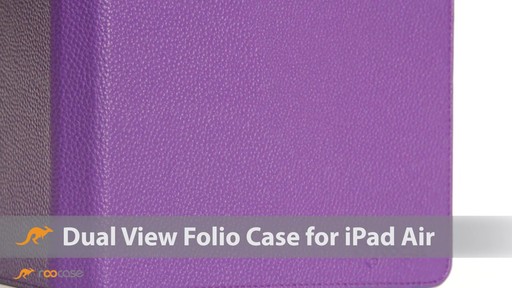 rooCASE iPad Air: Dual-View Folio - image 2 from the video