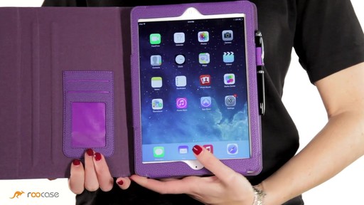 rooCASE iPad Air: Dual-View Folio - image 5 from the video