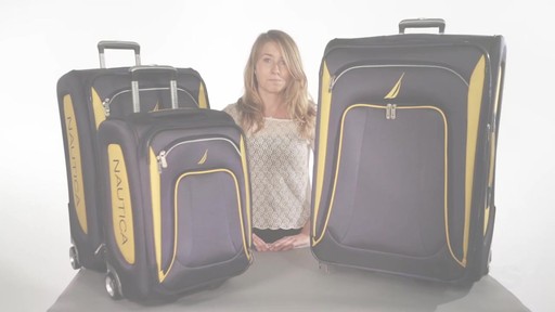 Nautica Charter 3 Piece Luggage Set - eBags.com - image 10 from the video