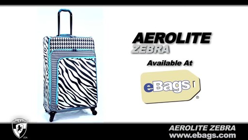 Heys USA Aerolite Zebra 3 Piece Spinner Set  - image 10 from the video