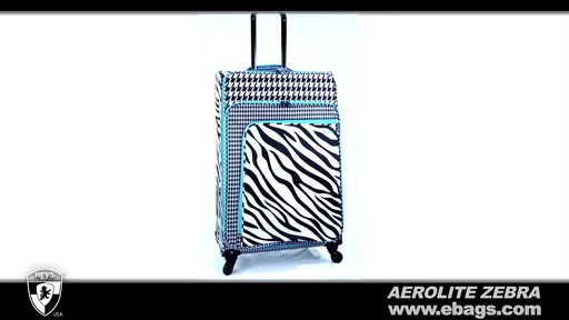 Heys USA Aerolite Zebra 3 Piece Spinner Set  - image 9 from the video