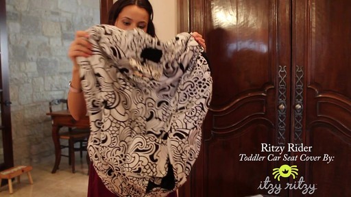 Itzy Ritzy Ritzy Rider Car Seat Cover - image 2 from the video