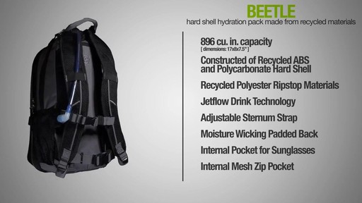 ecogear Beetle Hydration Pack - image 9 from the video