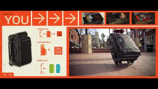 Kelty Ascender 22 Expandable Luggage - image 6 from the video