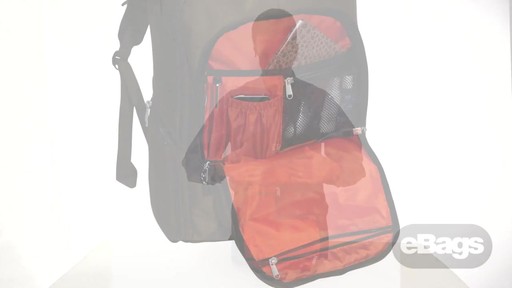 Organized laptop backpack. eTech 2.0 Downloader Laptop Backpack. - image 3 from the video