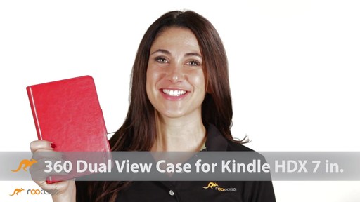 rooCASE Kindle Fire HDX 7 inch: Rotating 360 Dual-View Case - image 1 from the video