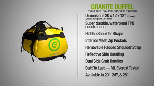 ecogear Granite Duffle - image 9 from the video