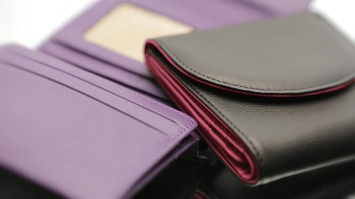 Royce Leather RFID Blocking Ladies Wallet - image 3 from the video